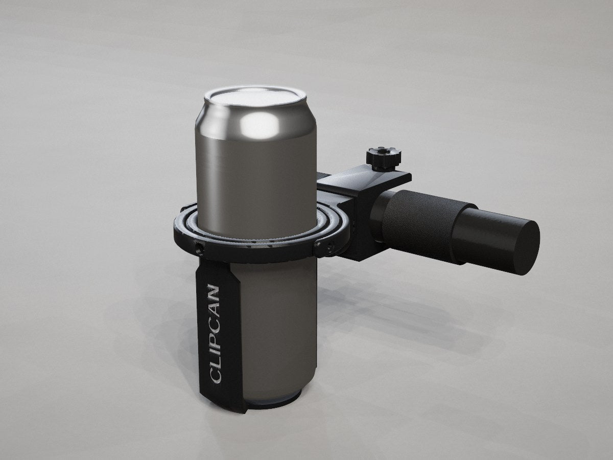 Clipcan Universal Bar Mount in black