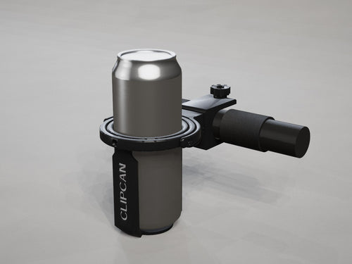 Clipcan Universal Bar Mount in black