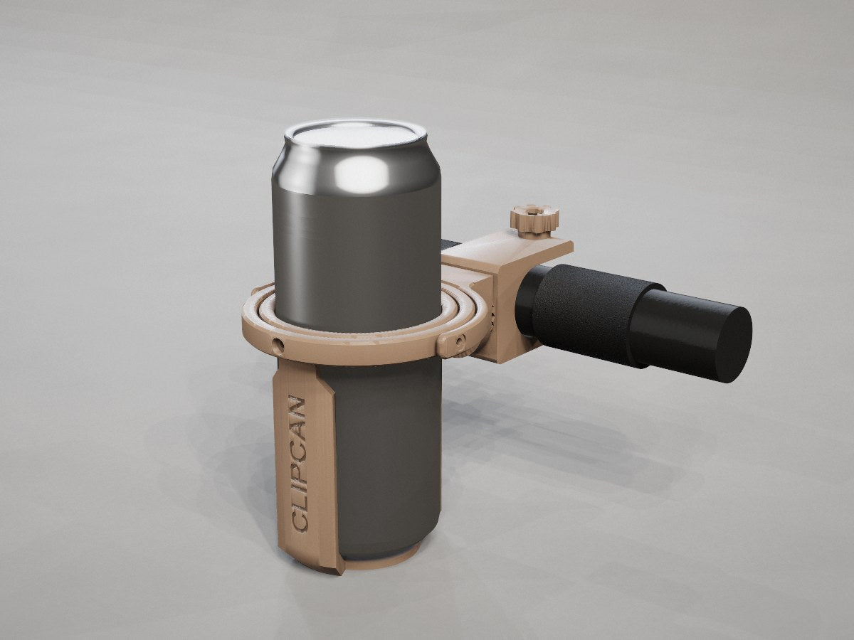 Clipcan Universal Bar Mount in skin tone